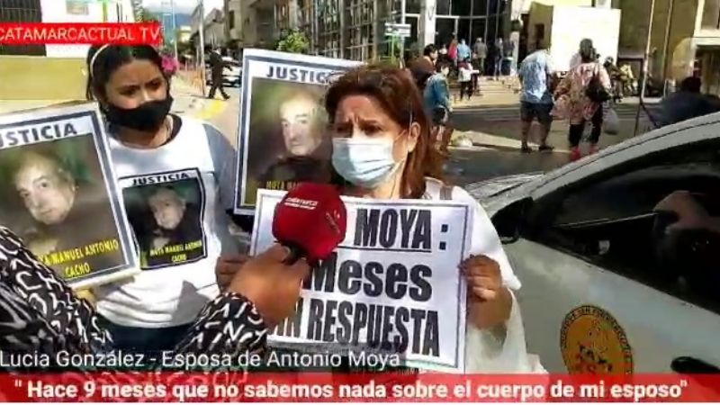 Continúa el reclamo de justicia por Moya