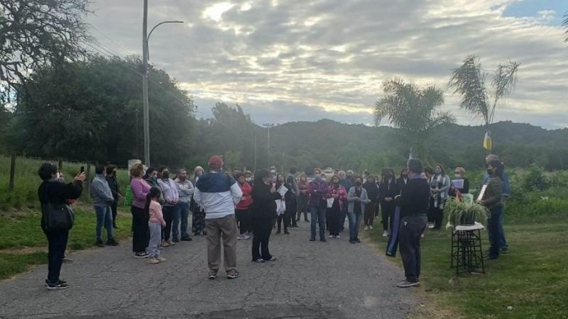 Vía Crucis y celebración de  San José en El Portezuelo