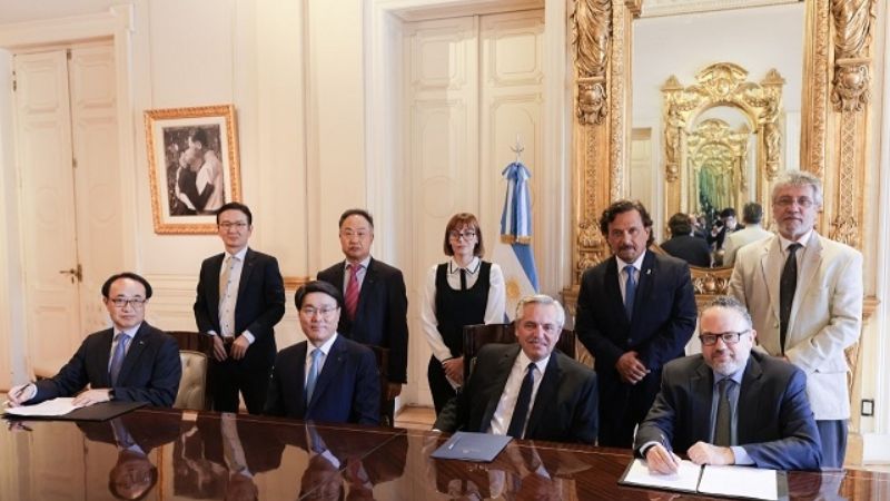 Andrada destacó la importancia del desarrollo de proyectos de litio