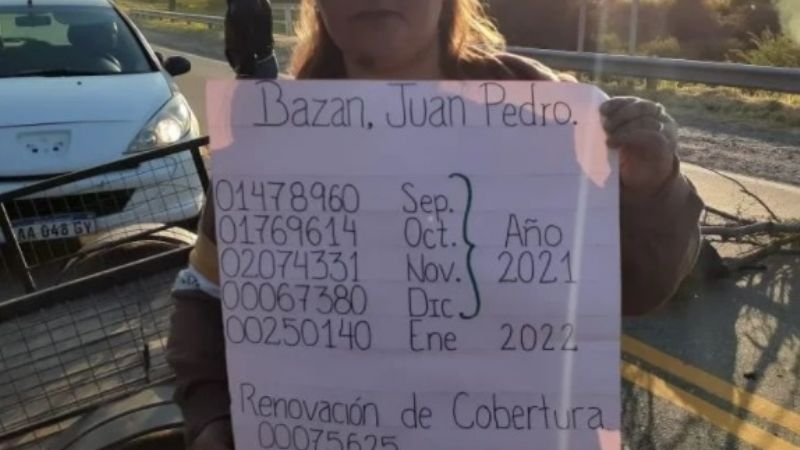 Familiares de pacientes dializados cortaron ruta 38