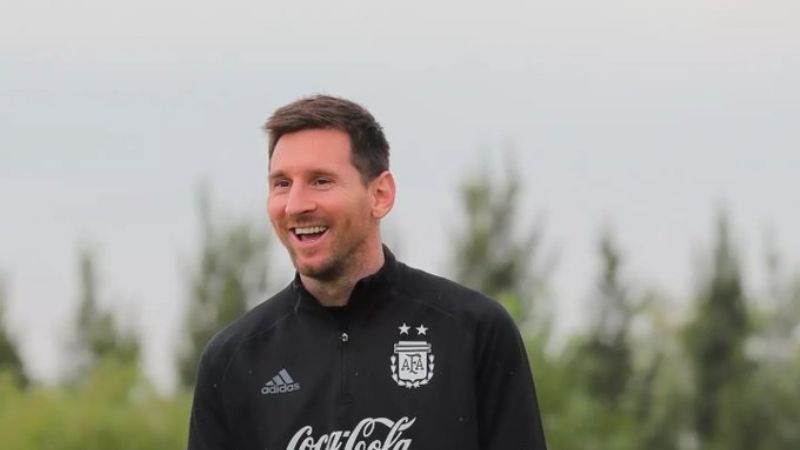 Messi ya entrena con la Selección de cara a Venezuela