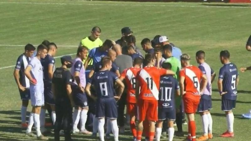 Escándalo en Mendoza; suspenden Maipú-Tristán Suárez