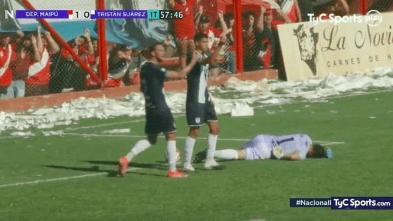 Escándalo en Mendoza; suspenden Maipú-Tristán Suárez