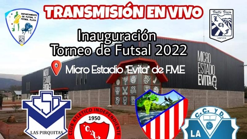 Arranca el Torneo de Futsal de la Liga Chacarera