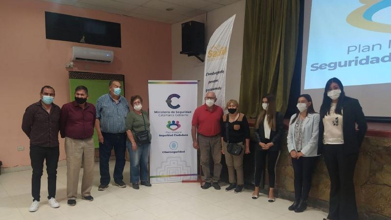 Trabajo en territorio del Ministerio de Seguridad en Saujil