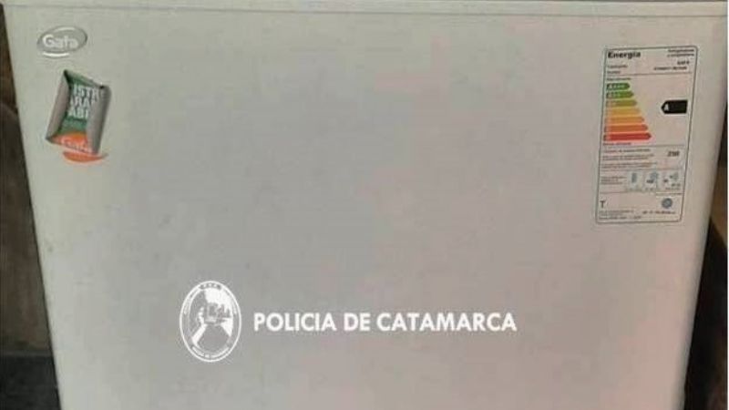 Recuperan un freezer