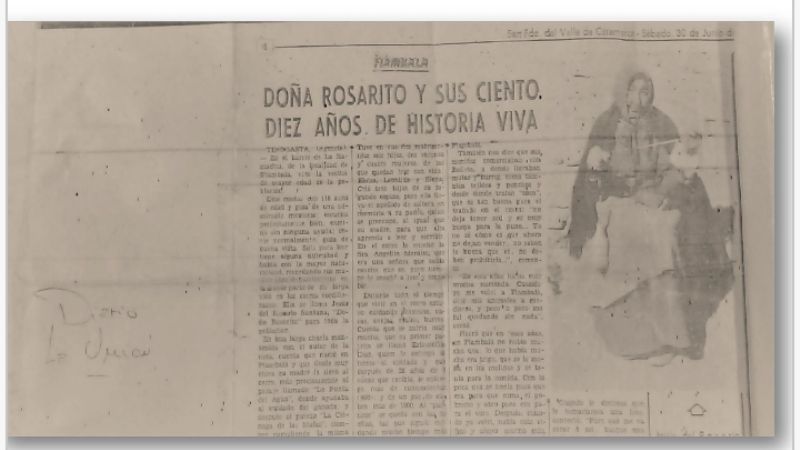Doña Rosarito  Santana, “La Eterna”