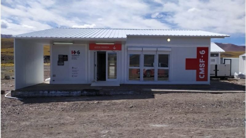 Acondicionaron el Puesto Sanitario en el Paso de San Francisco