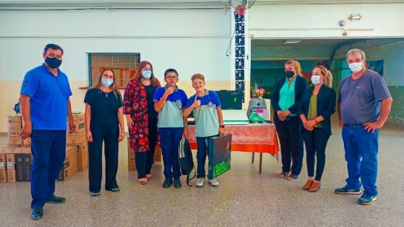 Entrega de materiales didácticos