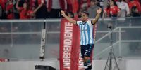 Gabriel Hauche es una de las mejores cartas de Racing, que viene de superar en el clásico a Independiente por la Copa de la Liga.