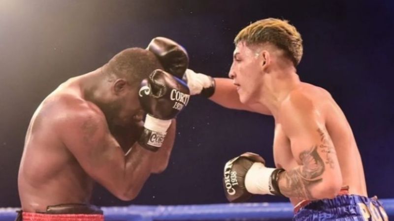 Corzo se coronó campeón en  un deslucido combate