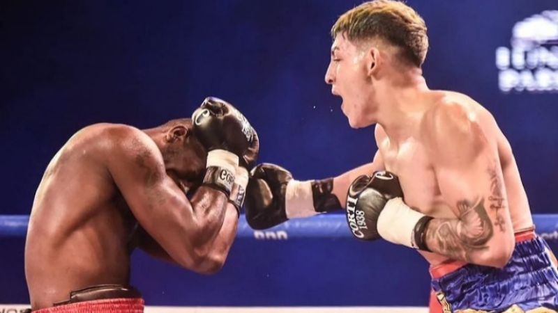 Corzo se coronó campeón en  un deslucido combate