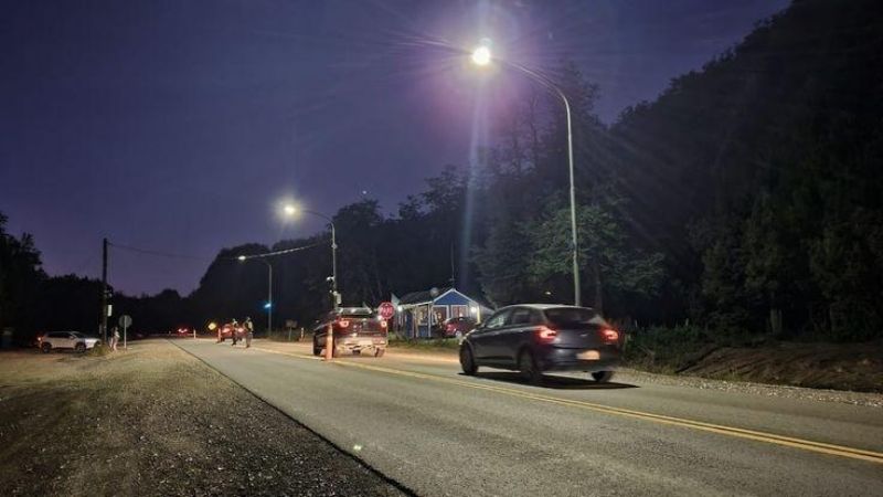 Operativo de control vehicular en Santa María