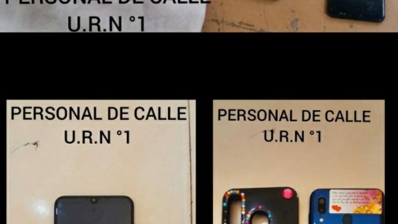 Policías, aprehenden a un arrebatador en el sur de la Capital