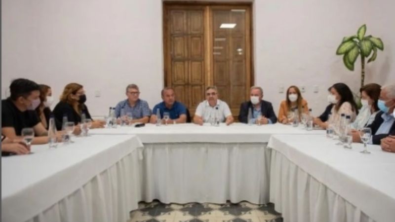Reunión con legisladores del Frente de Todos