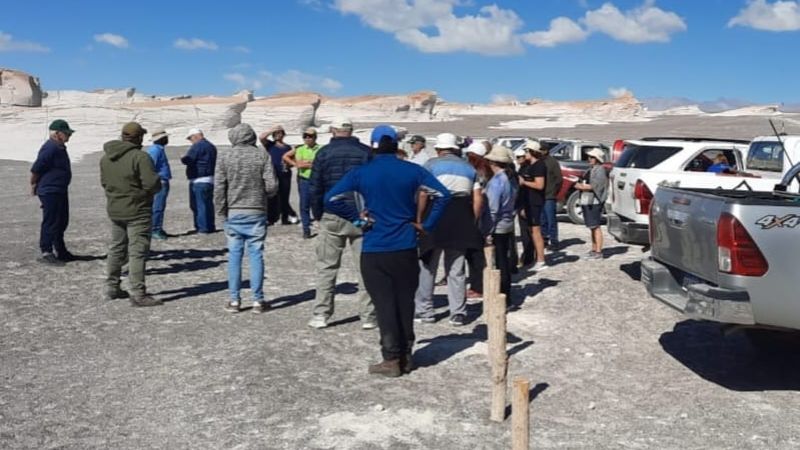 Diagraman medidas de protección y preservación en el Campo Piedra Pomez