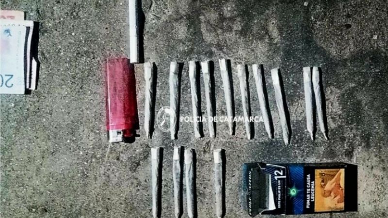 Secuestran droga en Valle Viejo