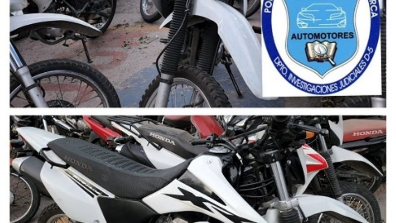 Secuestran una moto con numeración registral adulterada