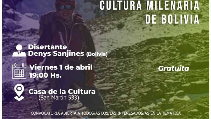 Charla sobre Montañismo y Cultura Milenaria de Bolivia