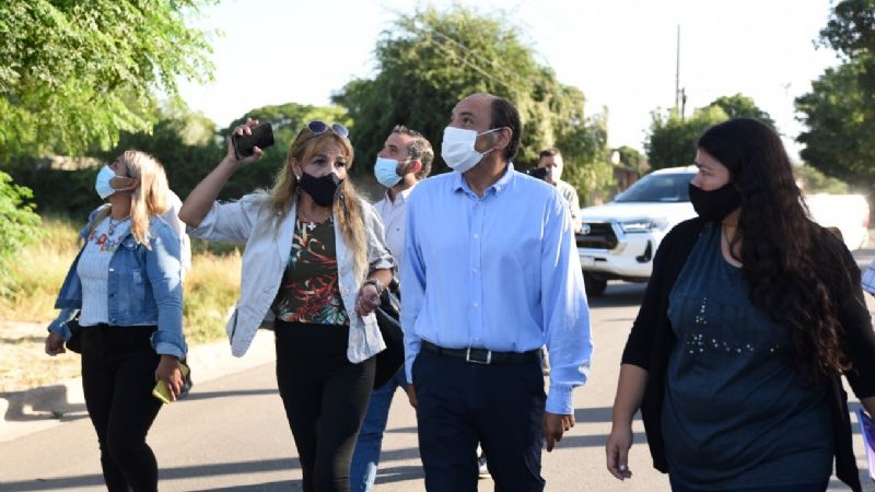 Gustavo supervisa el avance de importantes obras en la ciudad