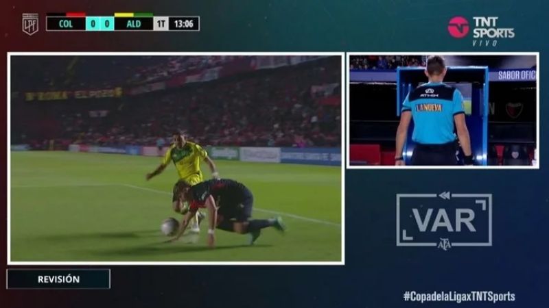 Debut del VAR con penal para Aldosivi ante Colón