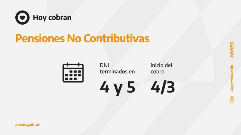 Pagos de este viernes