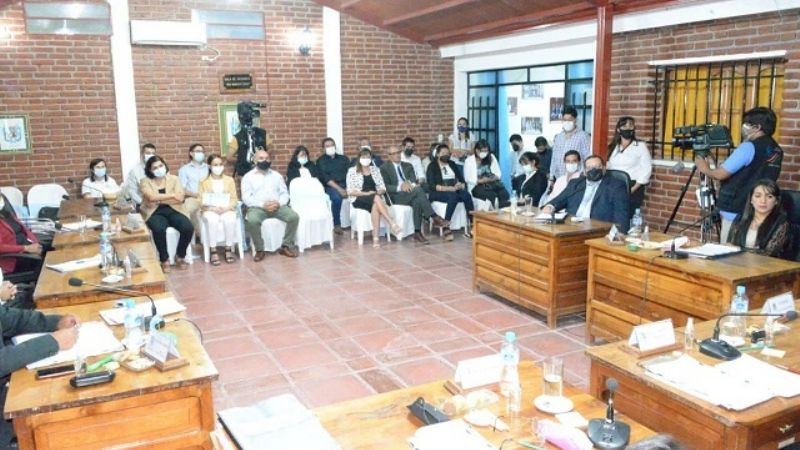 Sánchez presentó su informe en Santa María