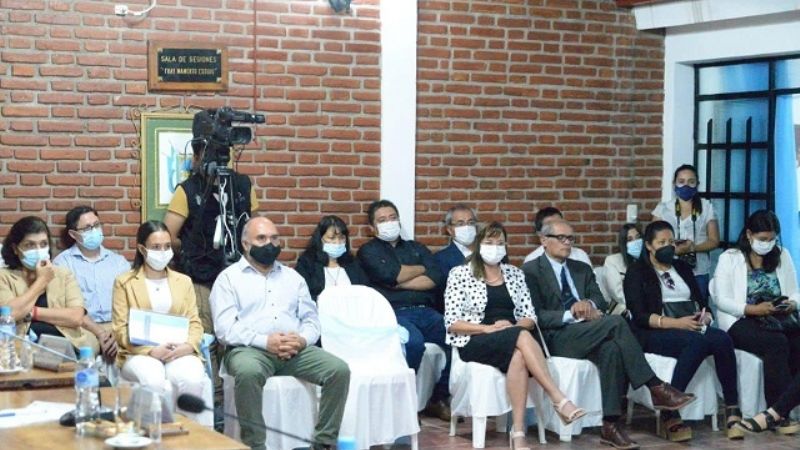 Sánchez presentó su informe en Santa María