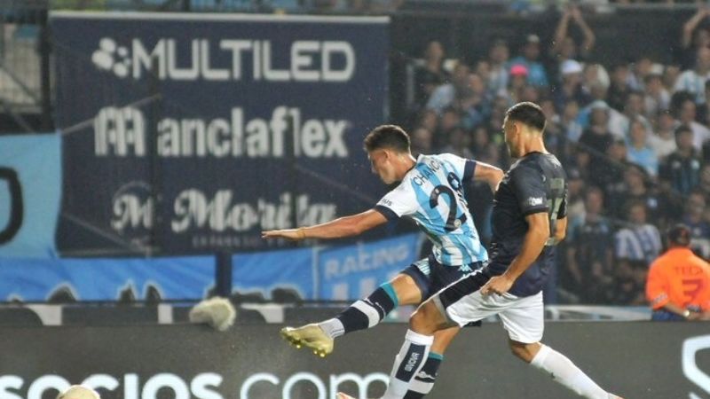 Racing venció a Talleres y sigue escalando en la Liga
