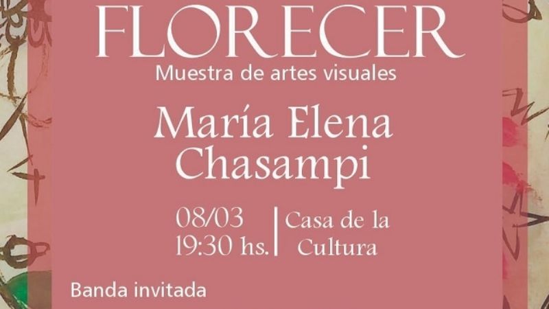 En el Día de la Mujer, inaugura la muestra “Florecer”