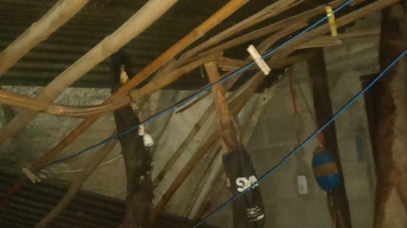 Así fue el paso del temporal en Los Altos