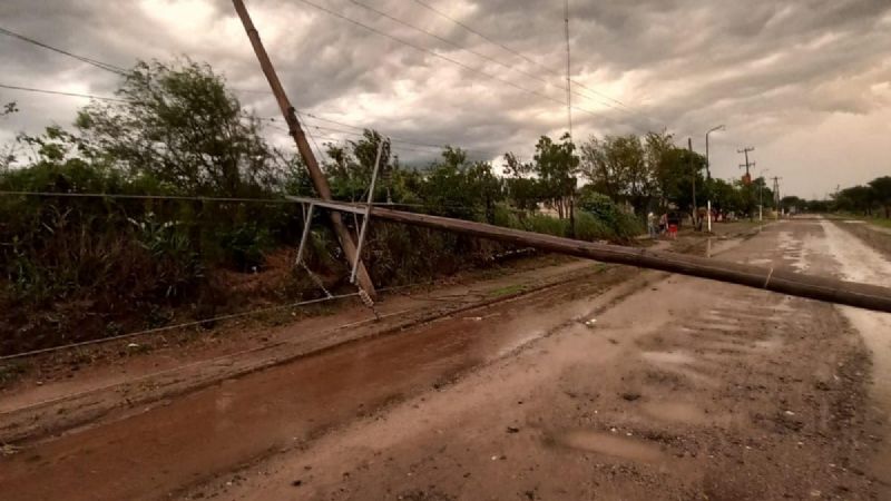 Así fue el paso del temporal en Los Altos