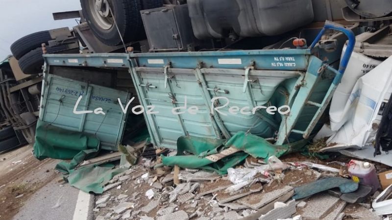 Falleció un camionero en un vuelco