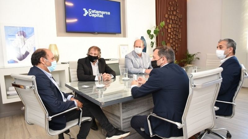 Saadi se reunió con el Banco Macro