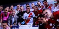 EL PLANTEL de River con el 
