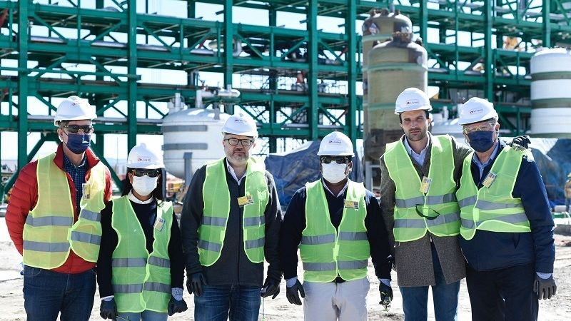 Dusso y el ministro Kulfas recorrieron la planta de Livent