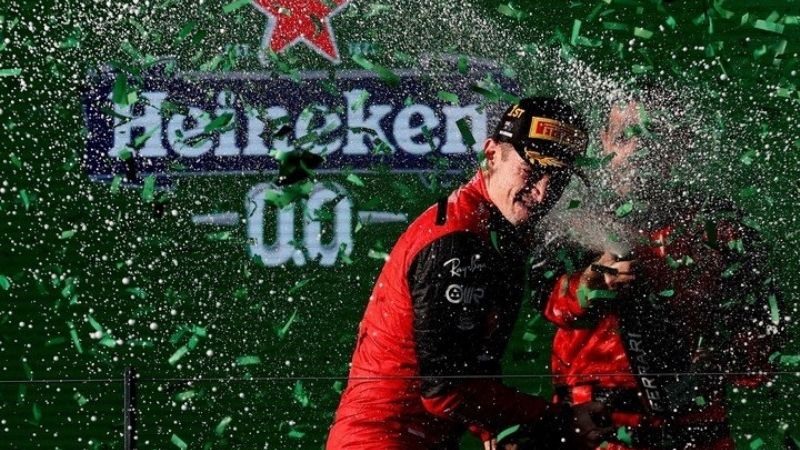 F1: Leclerc y Ferrari festejaron en Australia