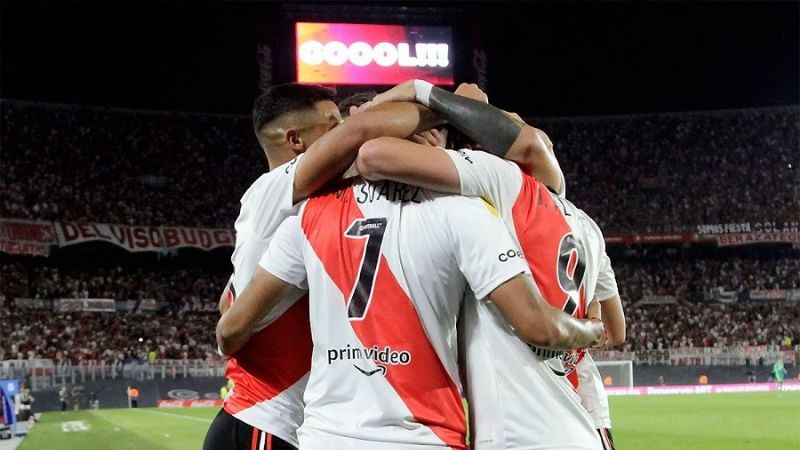 River le ganó 4-2 a Argentinos y es escolta de Racing
