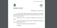 COMUNICADO del la Unidad Médica Presidencial, sobre el nacimiento de Francisco Fernández Yáñez.