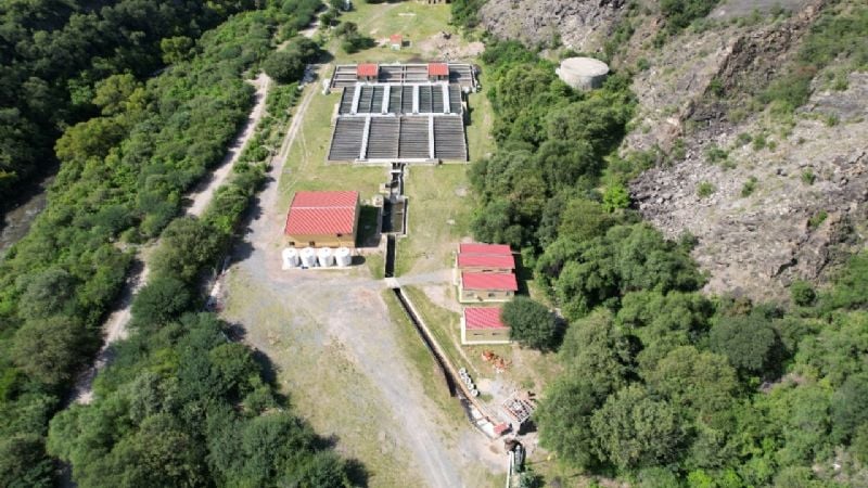 Continúan las obras en el Dique de Pirquitas