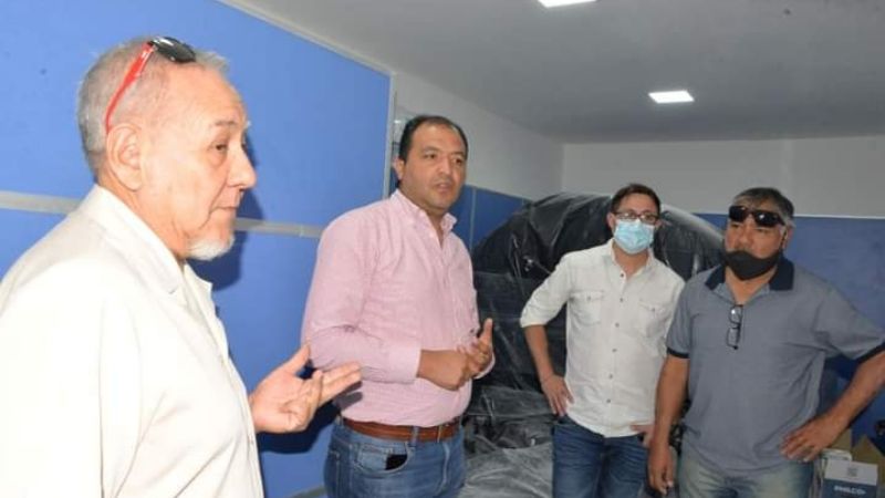 Trabajos en el Centro del Diagnóstico de Santa María