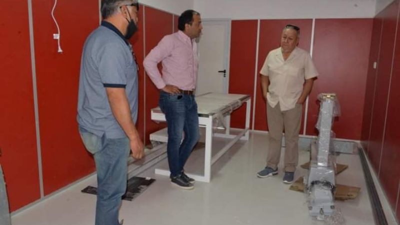 Trabajos en el Centro del Diagnóstico de Santa María