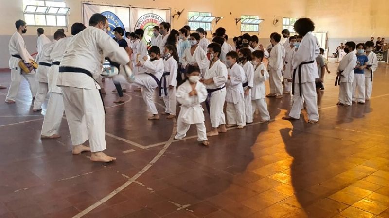 Máster Class de Karate-do por el 20° Aniversario la Libanesa