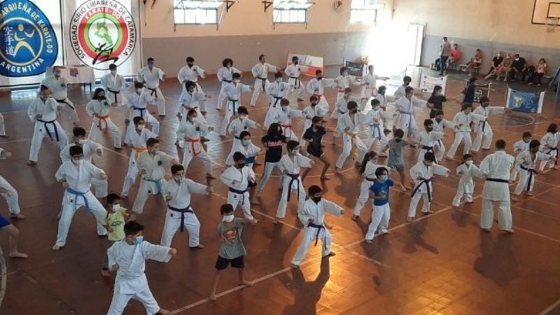 Máster Class de Karate-do por el 20° Aniversario la Libanesa