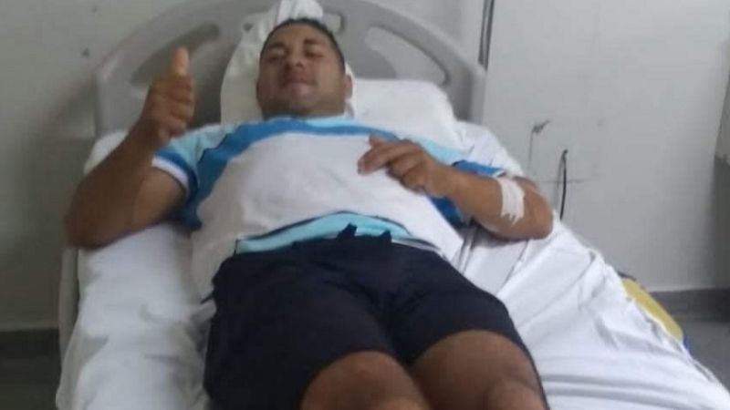 Dieron de alta al jugador herido en el "Prevedello"