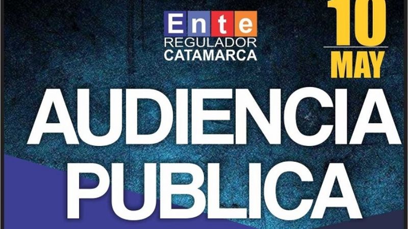Inscripciones para la nueva convocatoria a Audiencia Pública