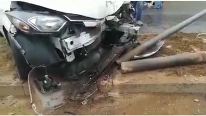 Un niño resultó lesionado en un siniestro vial