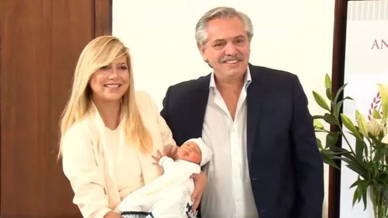 Alberto Fernández y Fabiola Yáñez presentaron a Francisco: "Es un oasis"