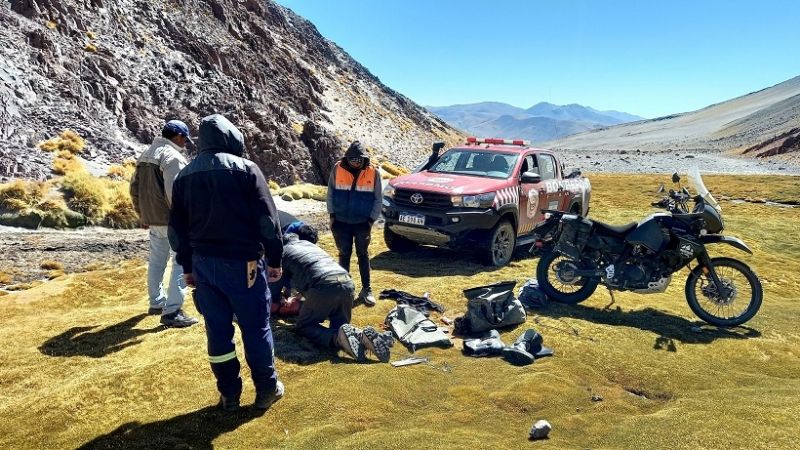 Bomberos de Fiambalá rescataron a turista