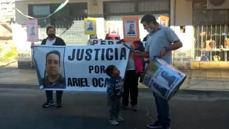 Marcha por Justicia para Hugo Ariel Ocampo